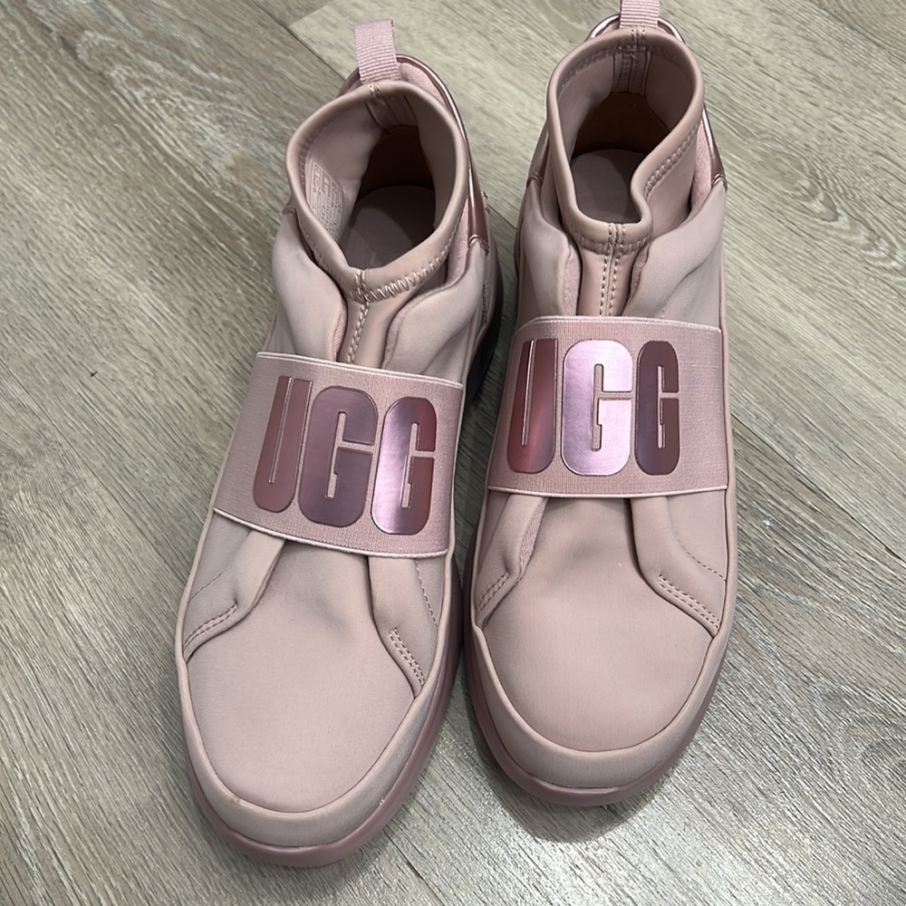 UGG Neutra Metallic Sneakers In Pink Crystal 6.5 / 37.5 Brand New - Picture 3 of 8